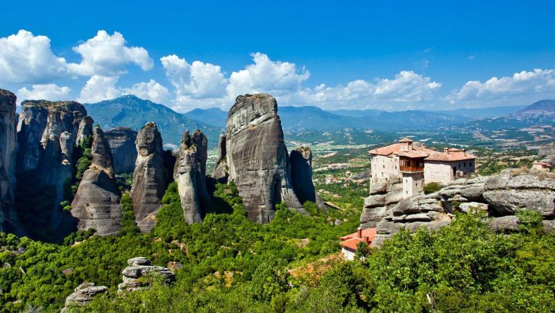 Fantastic architecture of Meteora