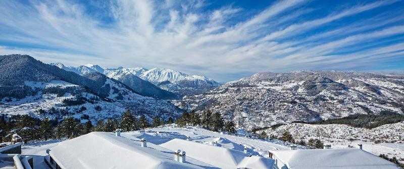 Metsovo town in winter