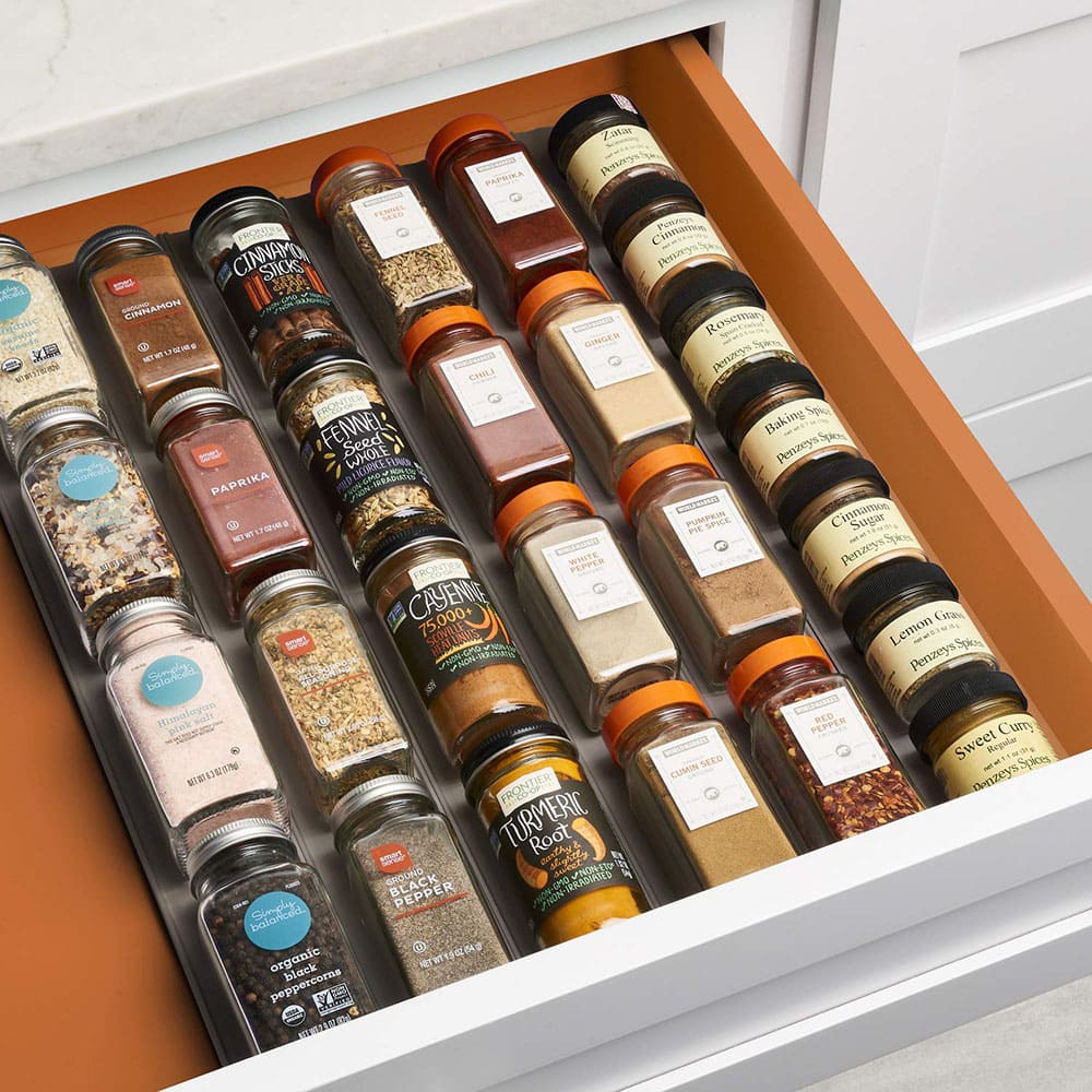 Spice drawer inserts.