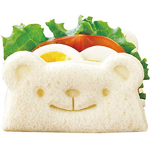 Bear-shaped sandwich.