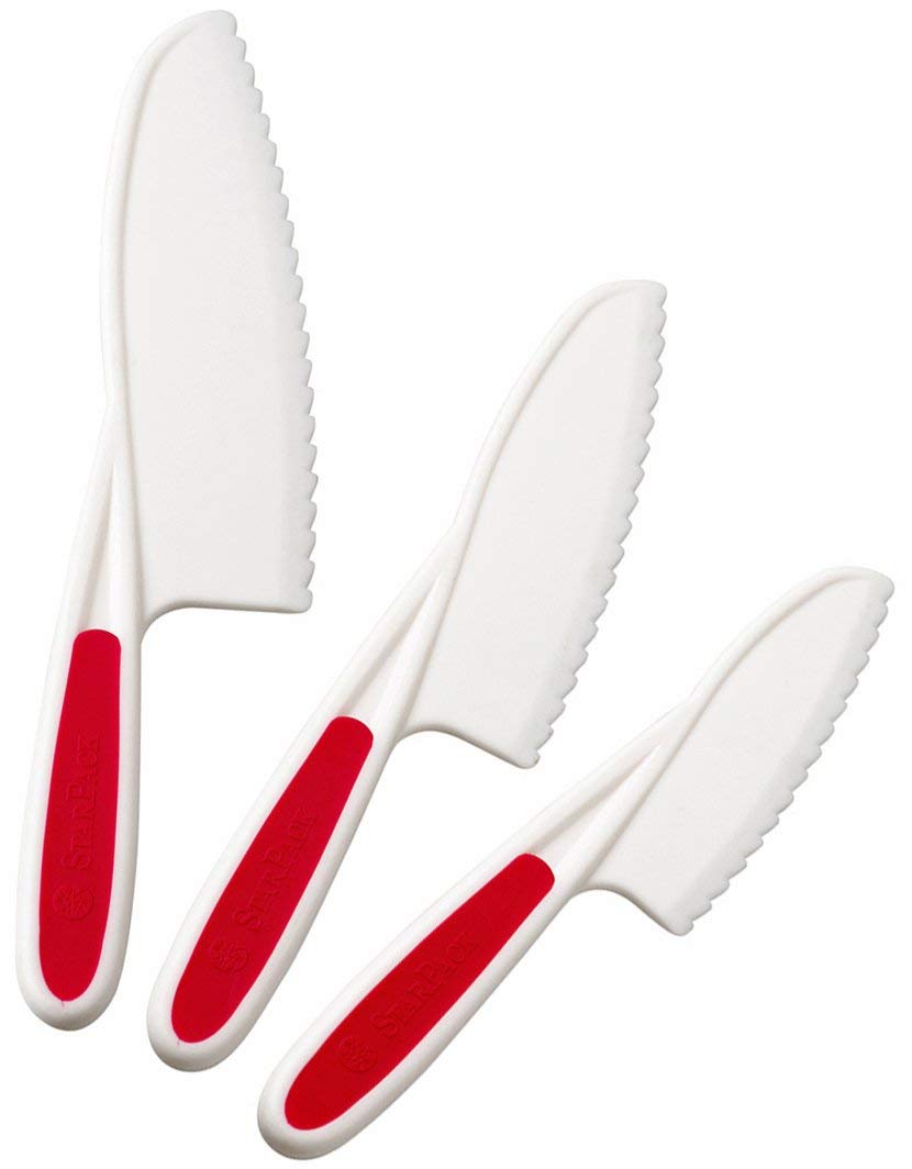 Kid-safe kitchen knives.