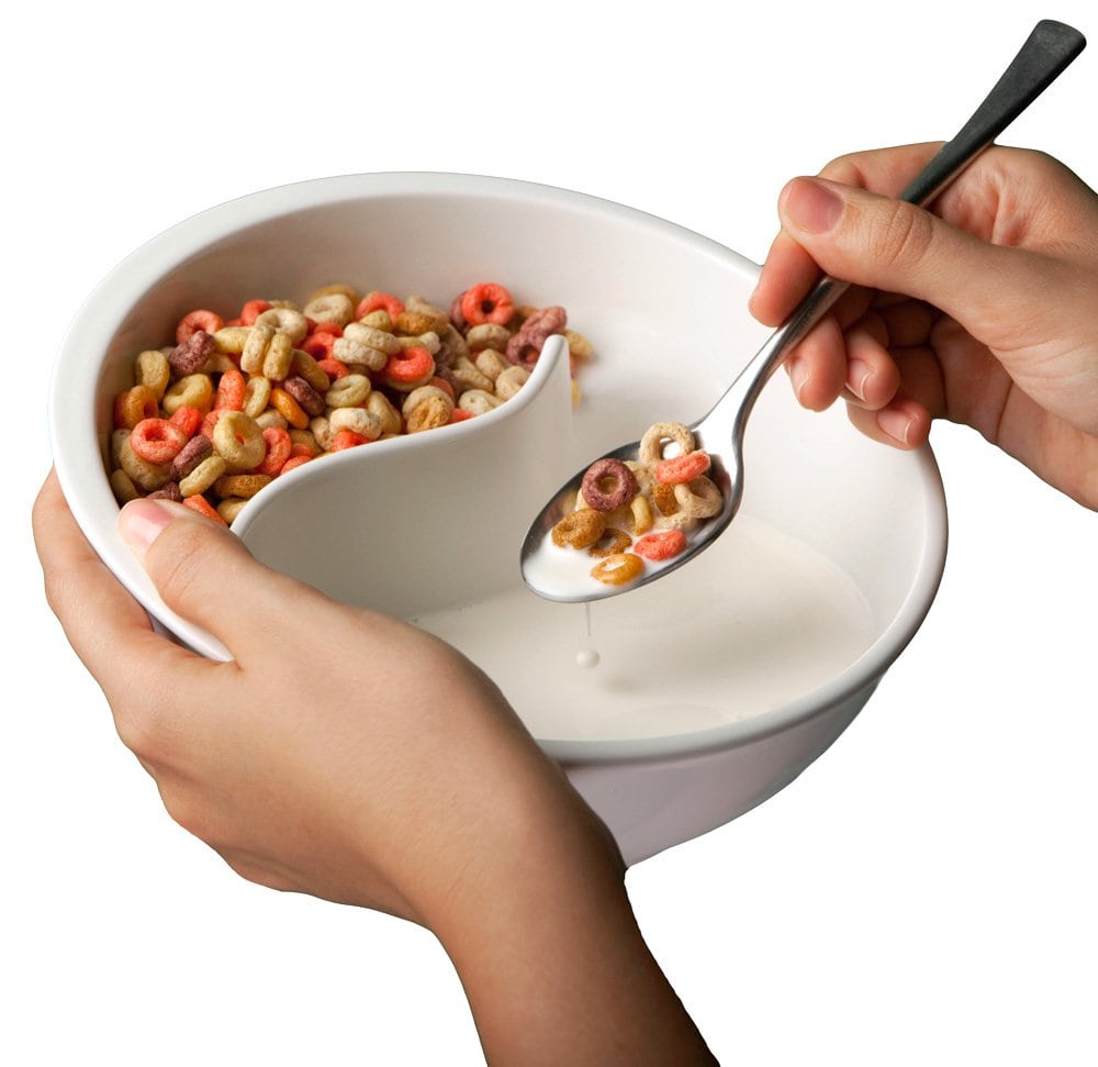  ‘Never soggy’ cereal bowls.