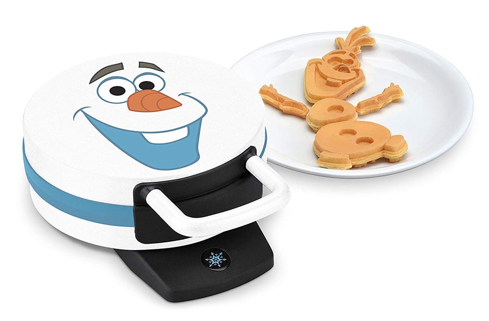 Olaf-shaped waffle maker.