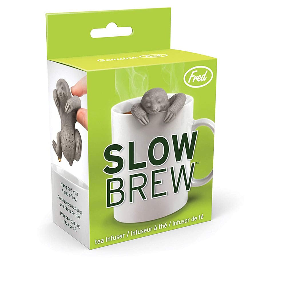 Sloth-shaped tea infuser.